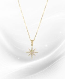 24 Karat Polaris Star Necklace