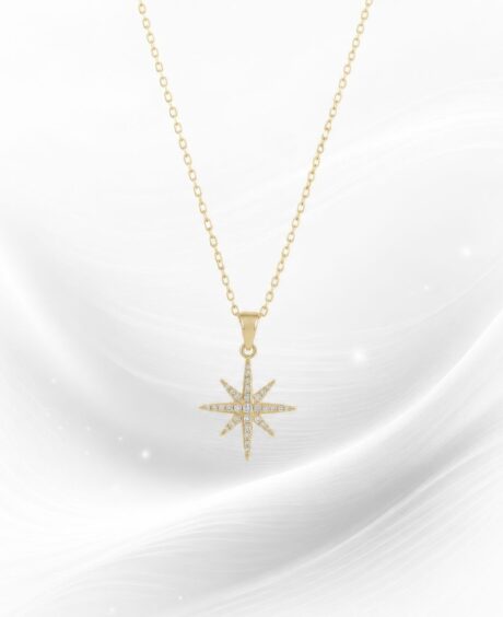 24 Karat Polaris Star Necklace
