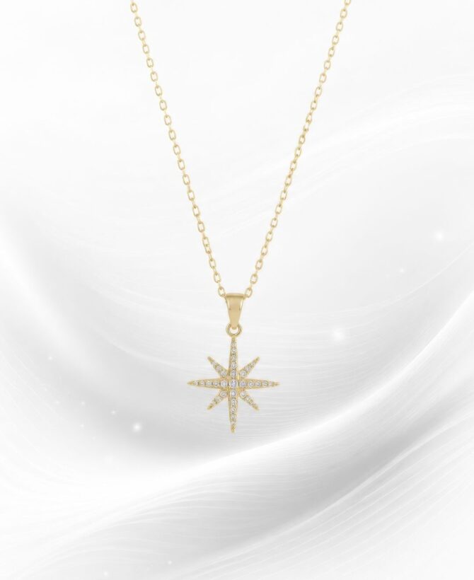 24 Karat Polaris Star Necklace