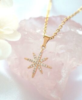 24 Karat Polaris Star Necklace