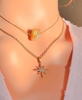 Raw Natural Crystals | 24 Karats Pendant Necklaces