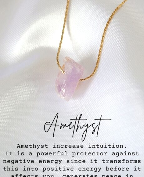 Raw Natural Crystals | 24 Karats Pendant Necklaces